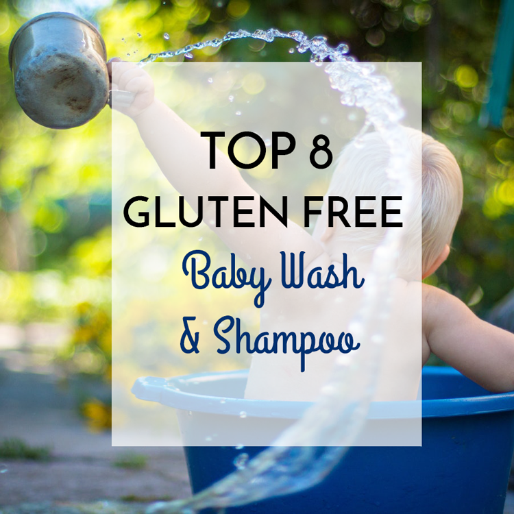 Looking for the best gluten free baby wash and gluten free baby shampoo? Check out this top 8 list of the best products! #glutenfree #baby #shampoo