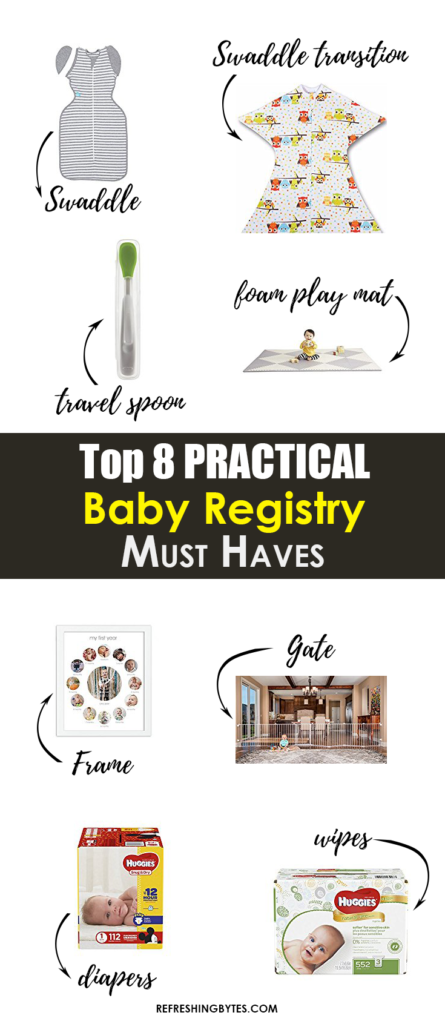 Top 8 baby registry practical must haves