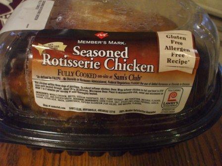 Is Sam's club rotisserie chicken gluten free
